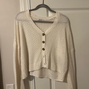 Madewell Ivory Cardigan